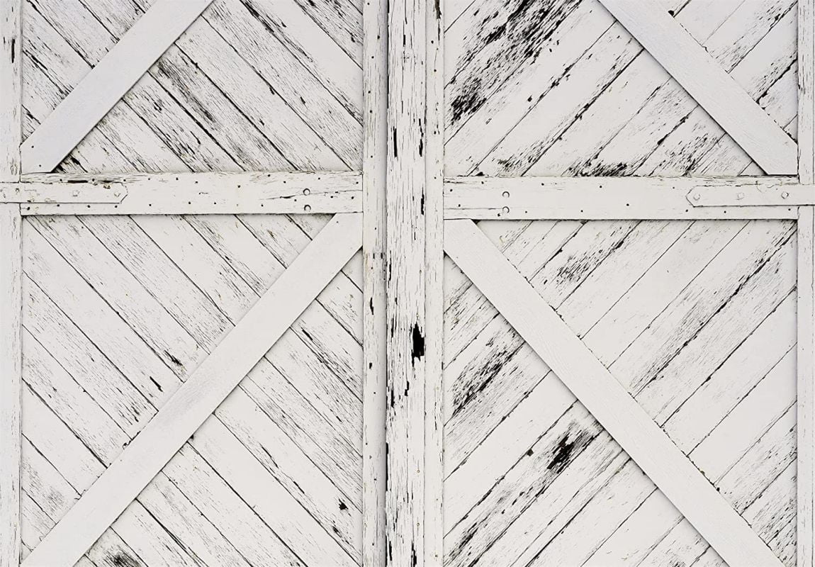 Rustic Backdrop Vintage Barn Door Wooden Plank Photography Newborn Baby ...
