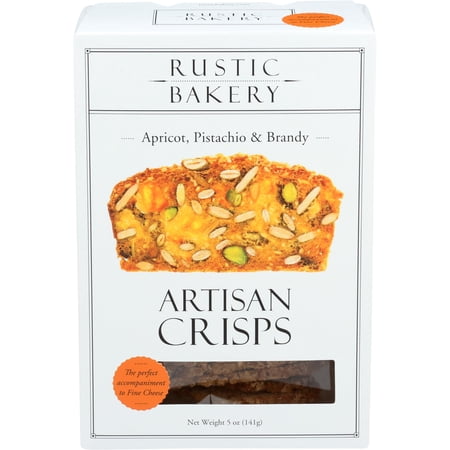Rustic Bakery, Crisps Apricot Pistachio Brandy, 5 Ounce