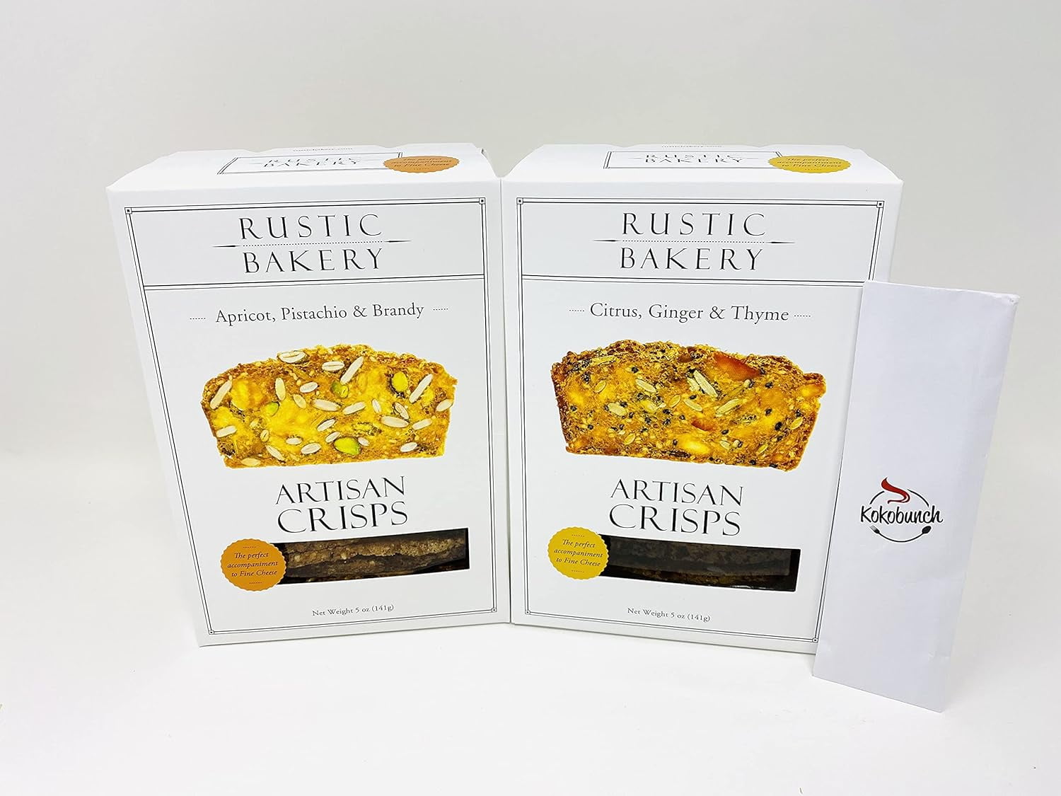 Rustic Bakery Crackers Artisan Crisps Variety Bundle Citrus & Thyme