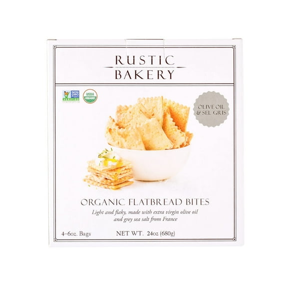 Rustic Bakery - Organic Flatbread Bites Family pack