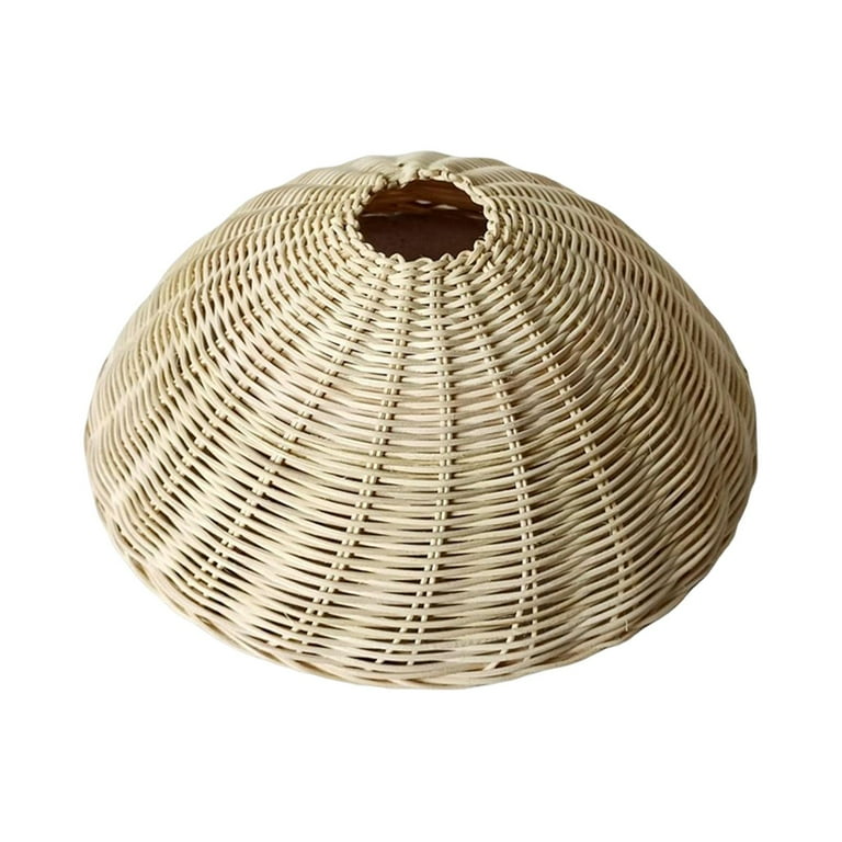 Rustic Bamboo Lamp Shade Bulb Cover Ceiling Light Bamboo Dome