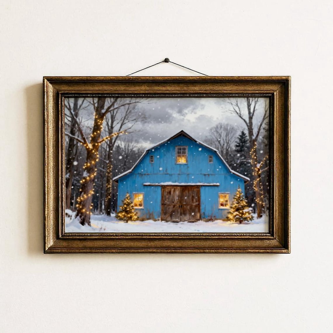 Rustic Barn Poster -Wall Art - Farmhouse Decor -, Unframed Poster Size ...