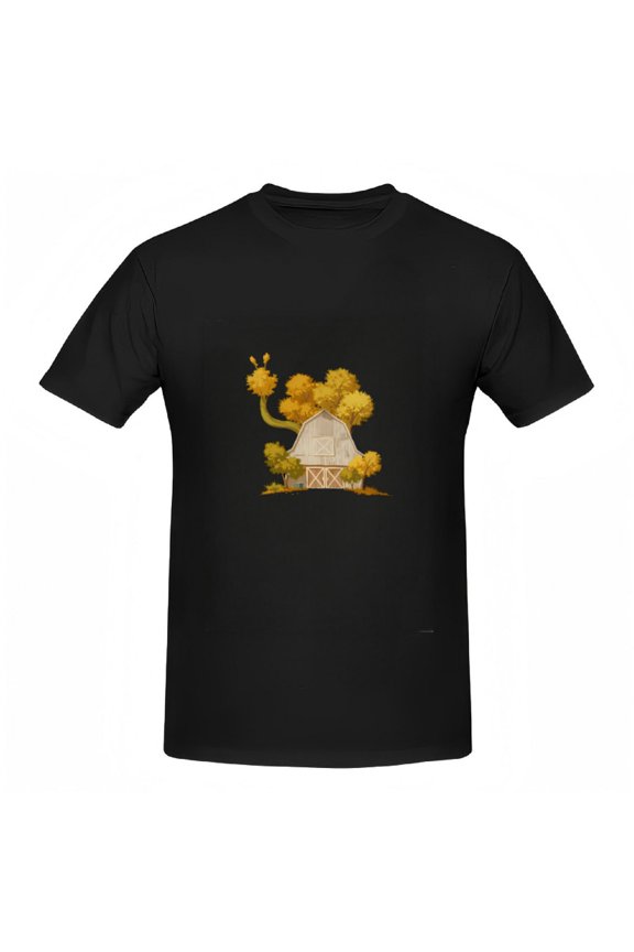 Rustic Barn Scene Graphic Tee / T-Shirt