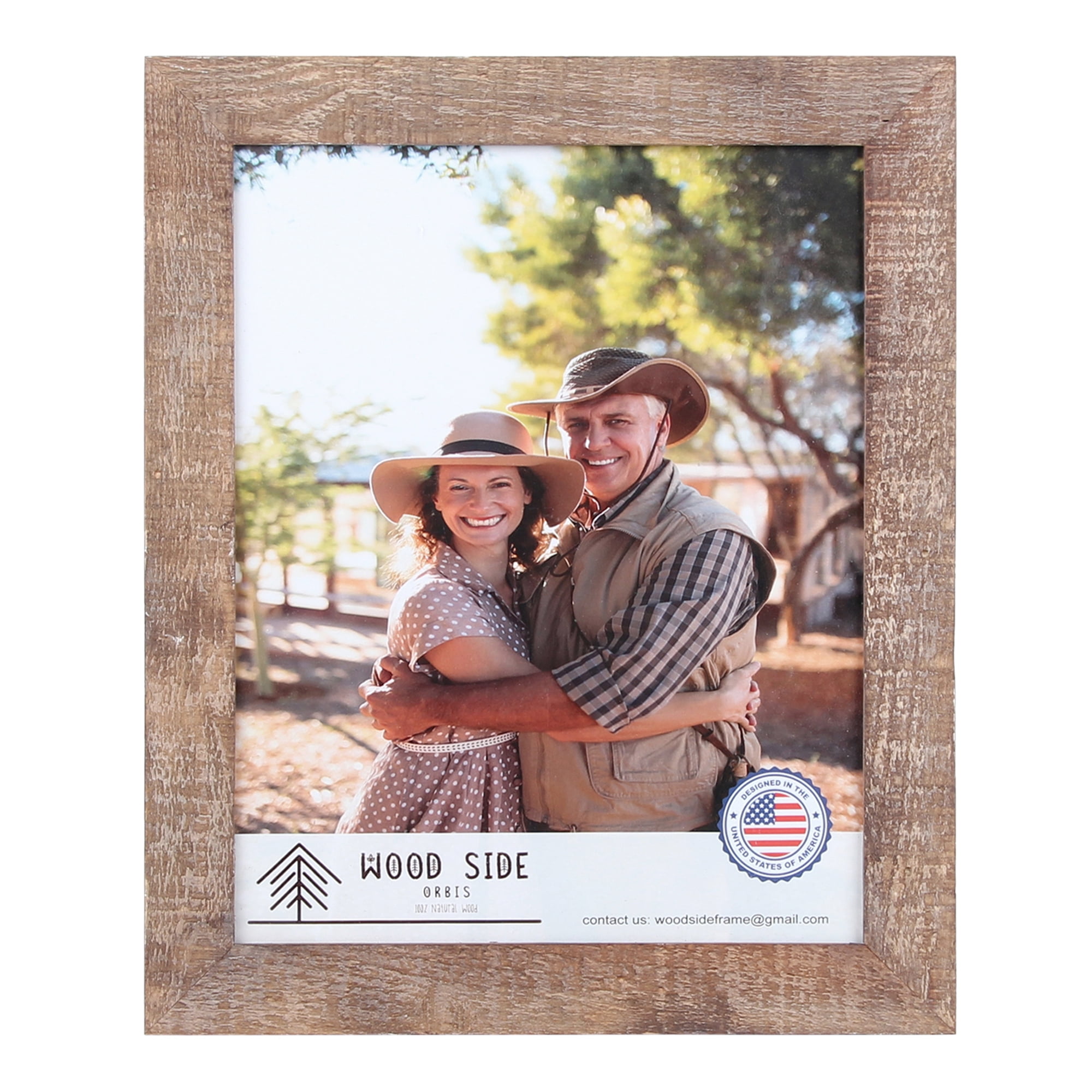 Rustic Barnwood Picture Frames 12x16 - Natural Reclaimed Wood Wall ...
