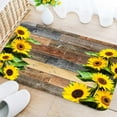 thumbnail image 1 of Rustic Bathroom Rugs, Rustic Old Wooden Board Kitchen Mats Country Farm Style Bath Rug Runner Doormats, Sunflower Door Mat Stylish Design Kitchen Rug Mat Farmhouse Welcome Doormat36 x24, 1 of 5