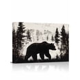 thumbnail image 1 of Rustic Bear Wall Art for Living Room,Canvas Picture Wall Decor for Bathroom Bedroom,Vintage Country Wildlife Forest Mountains Painting Artwork for Office Kitchen Hallway Dining Room Decor 20"x24", 1 of 8