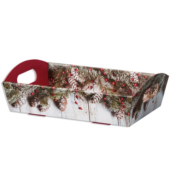 Rustic Berries Shallow Folding Market Trays - Large - 6 Pack (LFMTRB6)