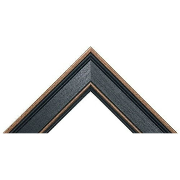 Rustic Black Poplar Picture Frame Great for 3/4" Canvas, (Different Sizes) (8x10)