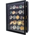 thumbnail image 1 of Rustic Black Shadow Box Frame Plexiglass Window Door with Removable Shelves 11 x 14, 1 of 6