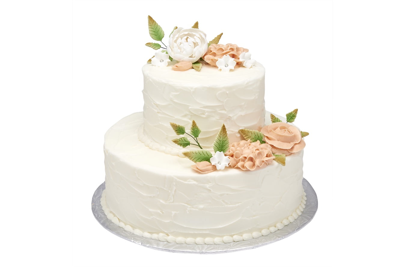 Rustic Blooms 2 Tier Cake