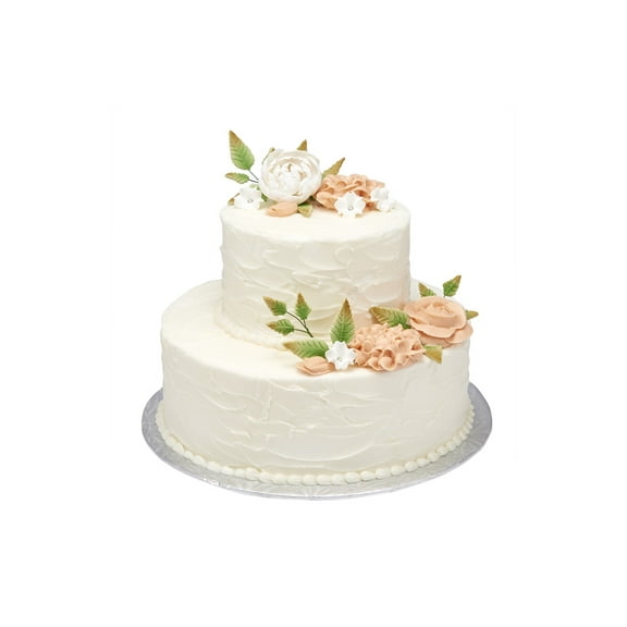 Rustic Blooms 2 Tier Cake