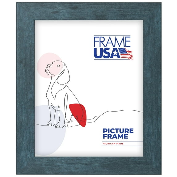 Rustic Blue 14x24 Inch Picture Frame