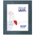 thumbnail image 1 of 9x12 Picture Frame, Blue Rustic I Style 26003, 1.25 Inch MDF with Glass, Wall Display, 1 of 4