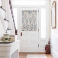 thumbnail image 1 of Rustic Blue Leaves Door Curtains for Door Window, French Sidelight Front Back Door Curtains With Tieback, Farmhouse Botanical Beige Kitchen Rod Pocket Drapes Panel, 54"x40", 1 of 5