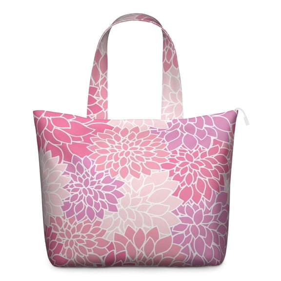 Rustic Bohemian Style Travel Duffel, Artistic Vintage Weekender Bag for Women, Abstract Floral Multipurpose Tote for Gym, Beach, or Business