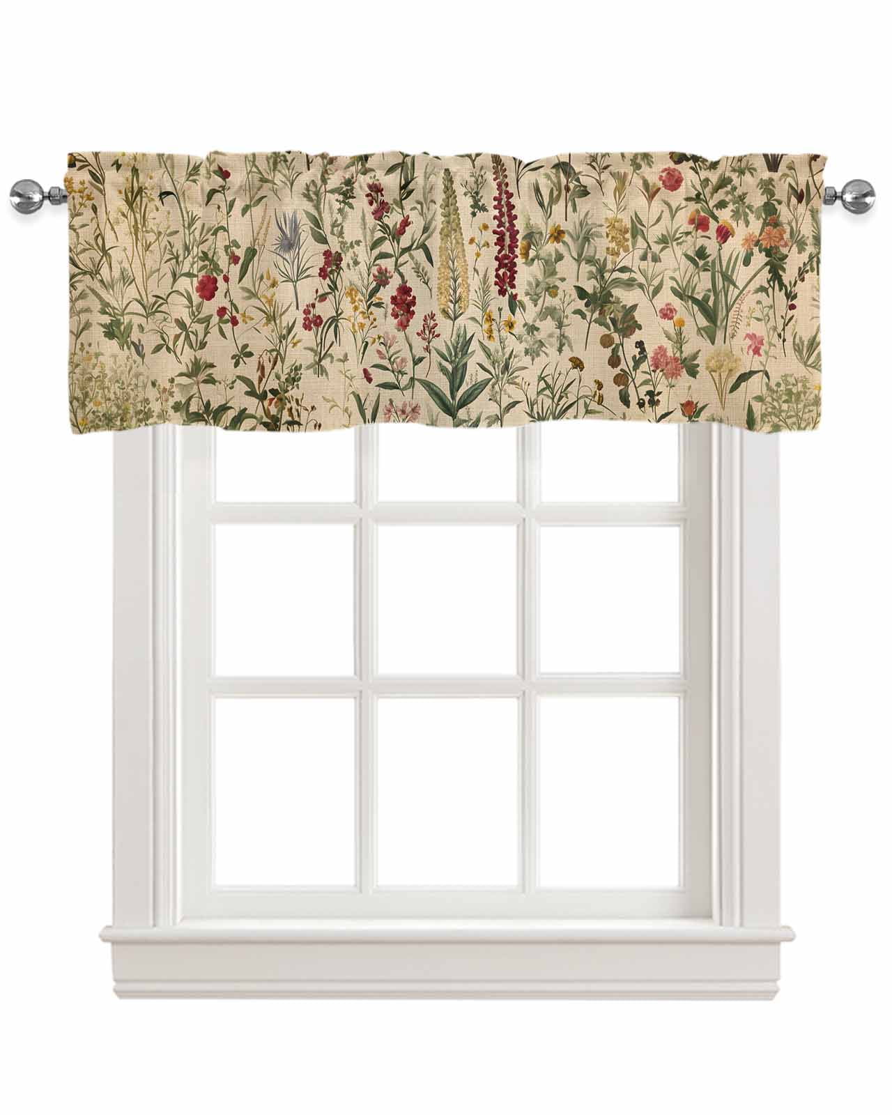 Rustic Botanical Kitchen Valances For Windows Farmhouse Linen Window rustic-botanical-kitchen-valances-for-windows-farmhouse-linen-window