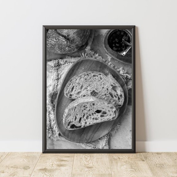 Rustic Bread Artisan Bakery Kitchen Food Poster Unframed Paper Print