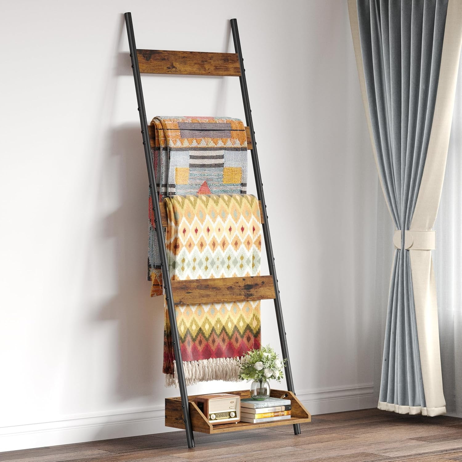 Weathered Black LadderRack 5 Rung Model, image size:1500x1500