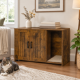 Rustic Brown Cat Litter Box Enclosure 27.6