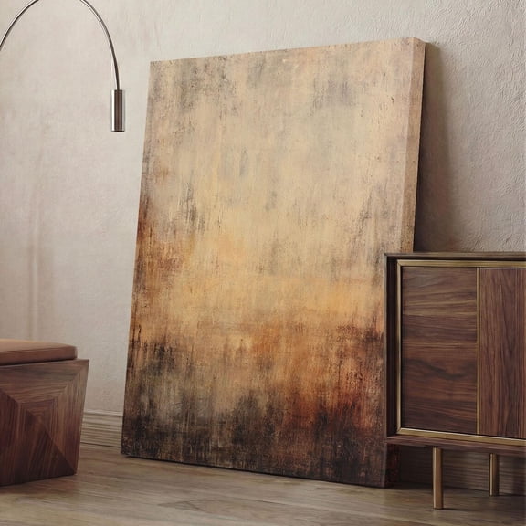 Rustic Brown Grunge Poster, Unframed Paper Poster 8x10in