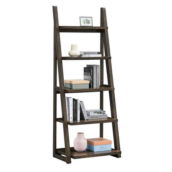 Rustic Brown Ladder Storage Rack / Large Capacity for Kitchen Items