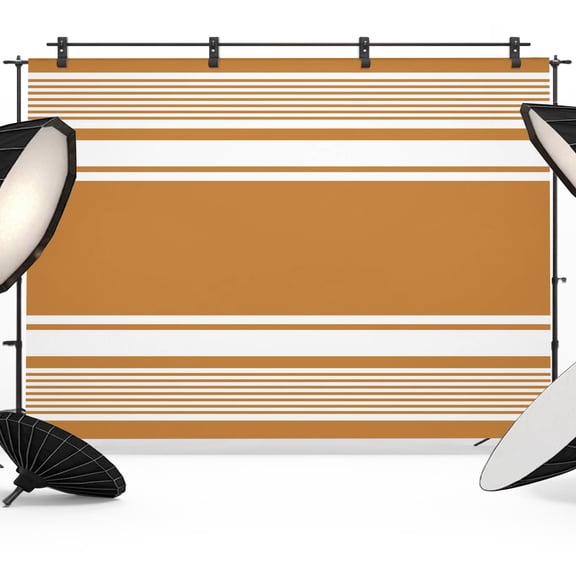 Rustic Brown Striped Photography Backdrop 7x5FT, Modern Farmhouse Stripe Minimalist Abstract Photo Backdrops, Background for Photography Studio Photo Studio Background, Back Drop for Photoshoot