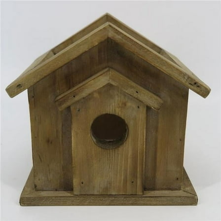 Rustic Brown Wooden Bird House
