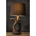 thumbnail image 1 of Rustic Cabin Mama Bear And Sleeping Cub On Tree Branch Table Lamp W/Shade Decor, 1 of 10