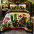 Rustic Cactus 3-Piece Quilted Bedding Set - Walmart.com