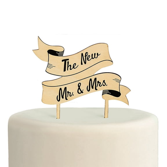 Rustic Cake Topper - Home Decor - 1 Piece
