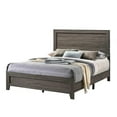 thumbnail image 1 of Rustic California King Panel Bed in Gray Wood, 1 of 2