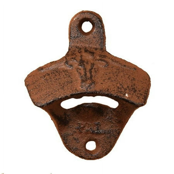 Rustic Cast Iron Texas Longhorn Bottle Opener