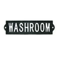 thumbnail image 1 of Rustic Cast Iron Washroom Bathroom Sign Vintage Bar Pub Business Wall Decor Plaque, 1 of 5