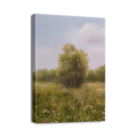 Rustic Charm forWalls12x16 inch Farmhouse Wall Decor Vintage Posters, Eclectic French Country Flower Art Prints, Neutral Boho Wall Art, and Clouds Cottagecore Pictures for Bedroom and Living Room