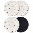 thumbnail image 1 of Rustic Christmas Coasters Set of 4, Absorbent Coasters for Drinks, Xmas Snowman Snowflake Coaster for Desk Coffee Table Protection, Home Decor House Warming Gifts 4", 1 of 8