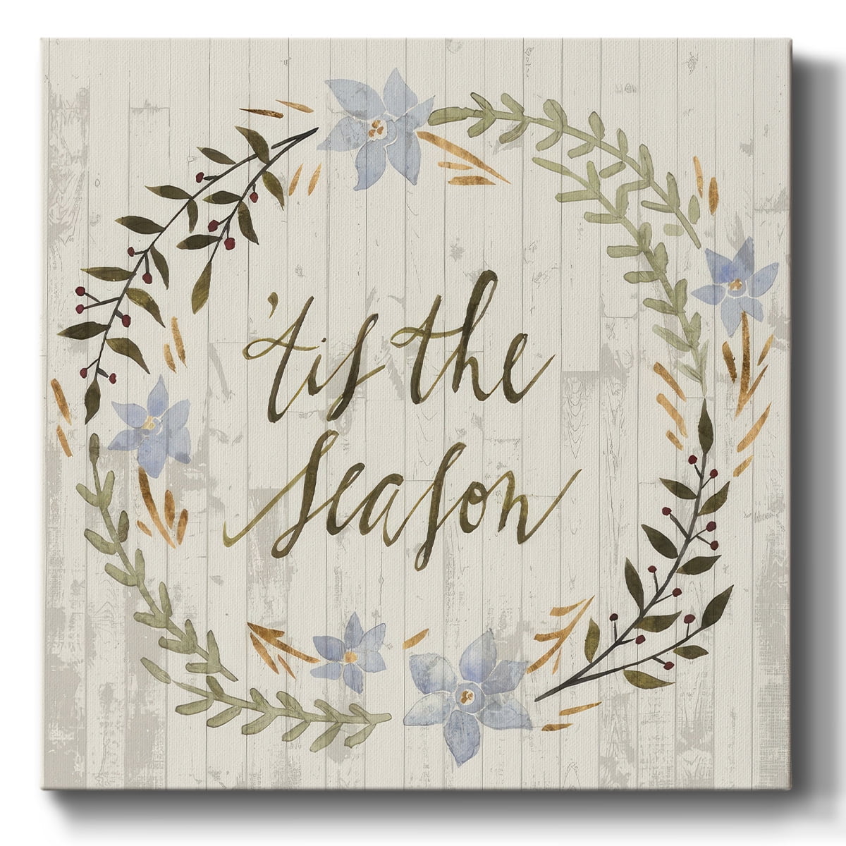 Rustic Christmas IV- Gallery Wrapped Canvas