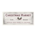 thumbnail image 1 of Rustic Christmas Market Sign Holiday Activity List 17 in x 7 in Framed Painting Art Prints, by Stupell Home Décor, 1 of 6