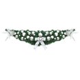 thumbnail image 1 of Rustic Christmas Swag with Decor Balls - Wedding Arch Garland for Door Lintel, Ceremony Backdrop, Wall Porch Holiday Decor, 1 of 8