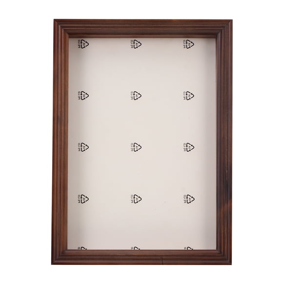 Rustic Coffee Shadow Box Display Case for Photos Dried Flowers and Memorabilia