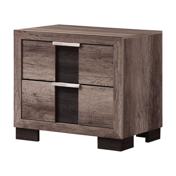 Rustic Contemporary - Two - drawer Functionality - Bedroom Space Utilization - Solid Furniture