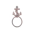 thumbnail image 1 of Rustic Copper Cast Iron Anchor Towel Holder 8.5" - Decorative Anchor - Nautical Theme, 1 of 2