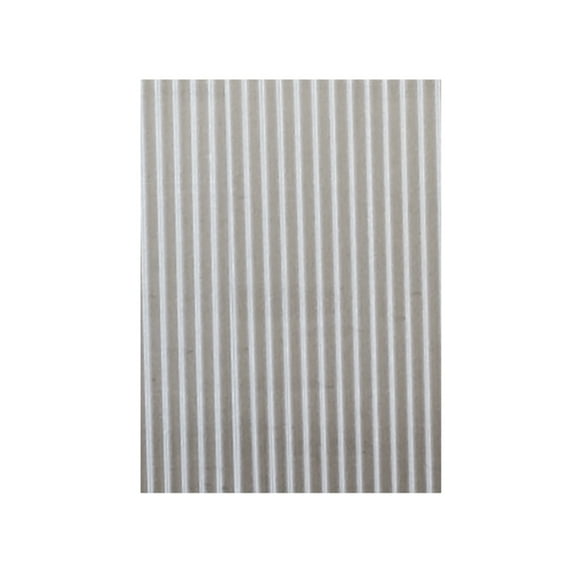 Rustic Corrugated Metal Wainscoting Wall Panel - Galvalume (Silver) - 36" Height