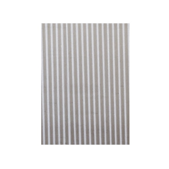 Rustic Corrugated Metal Wainscoting Wall Panel - Galvalume (Silver) - 36" Height