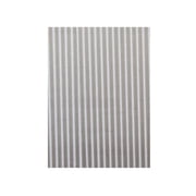 Rustic Corrugated Metal Wainscoting Wall Panel - Galvalume Silver - 36 Height