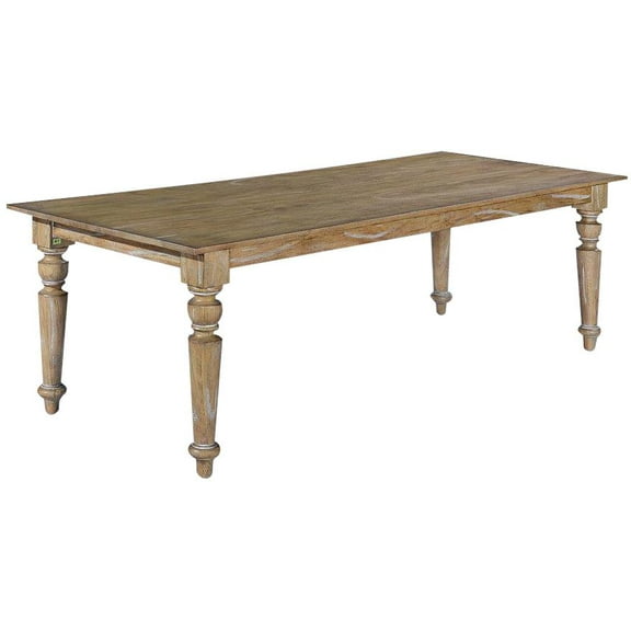 Rustic Country Farmhouse Dining Table-Solid Mango Wood