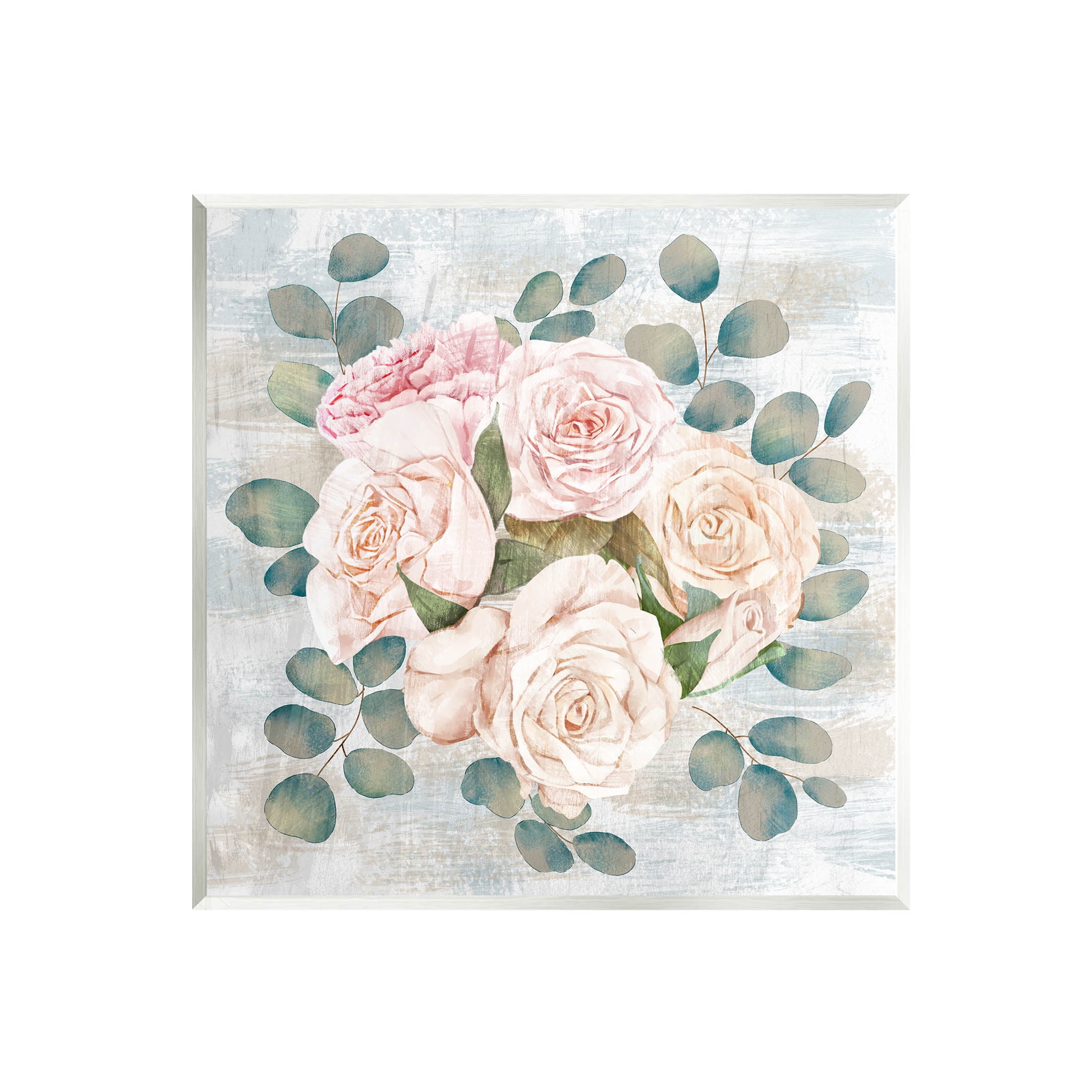 Rustic Country Roses Arrangement Botanical & Floral Graphic Art Unframed Art Print Wall Art