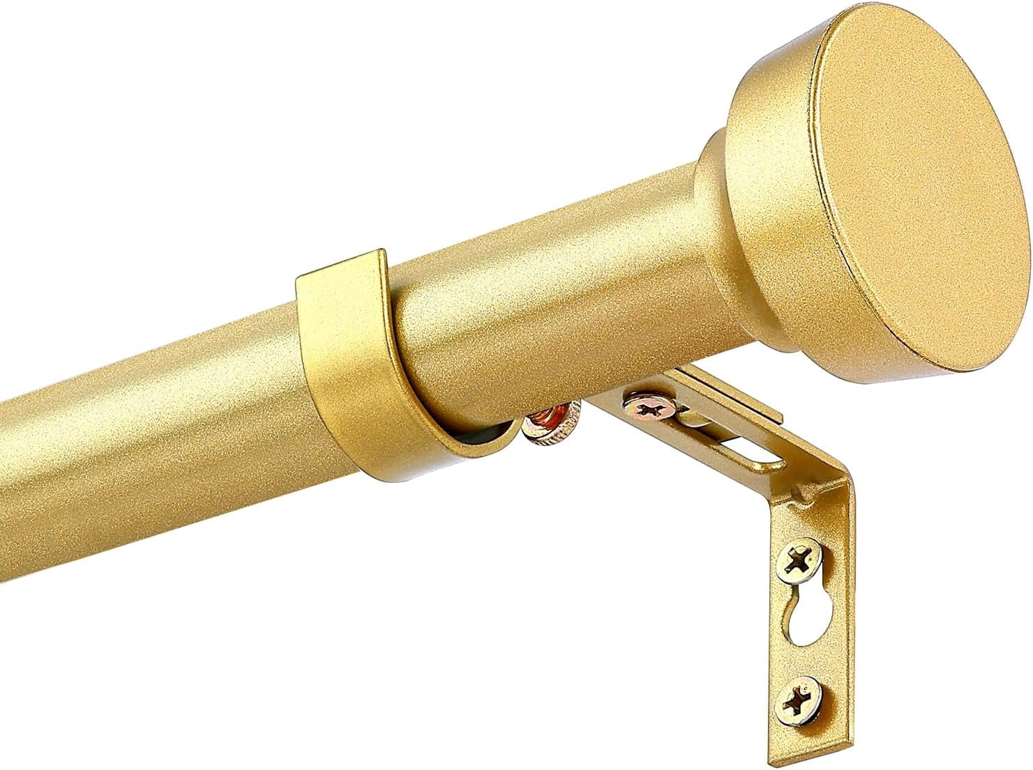 Rustic Curtain Rod, Industrial Curtain Rods for Windows 168 to 240 ...