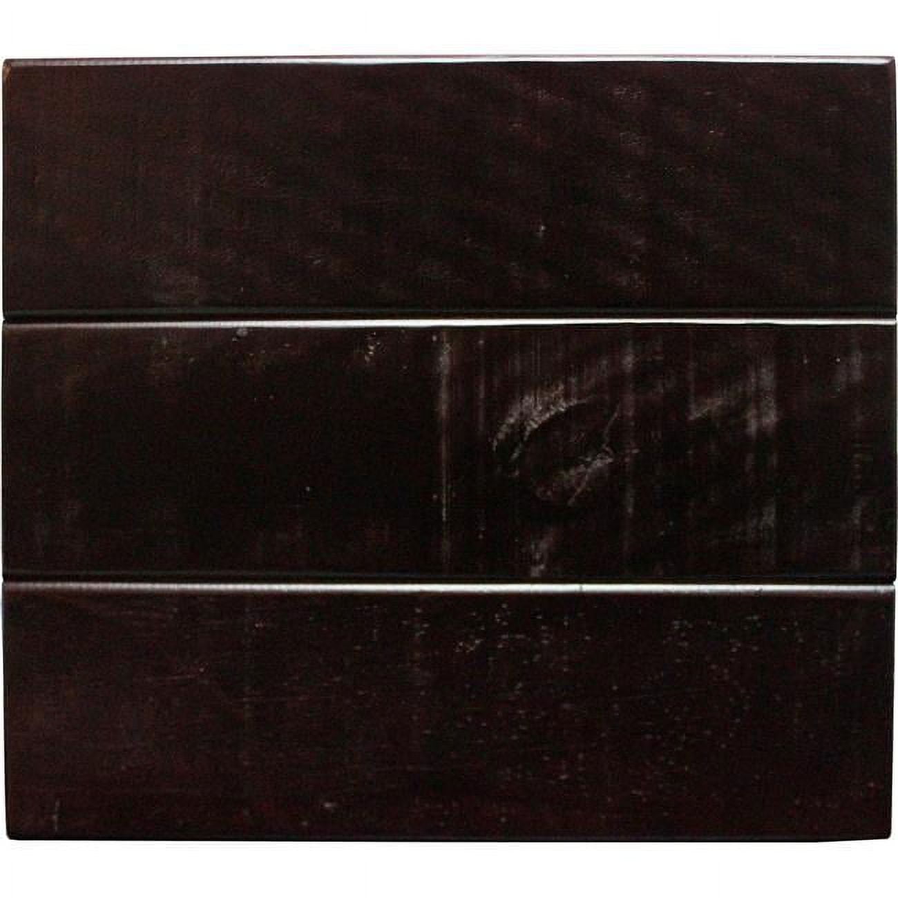 Rustic Curve Corner Shutter TV Stand in Caribbean Rum - Walmart.com