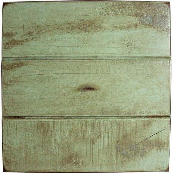 Rustic Curve Corner Shutter TV Stand in Rustic Aquamarine