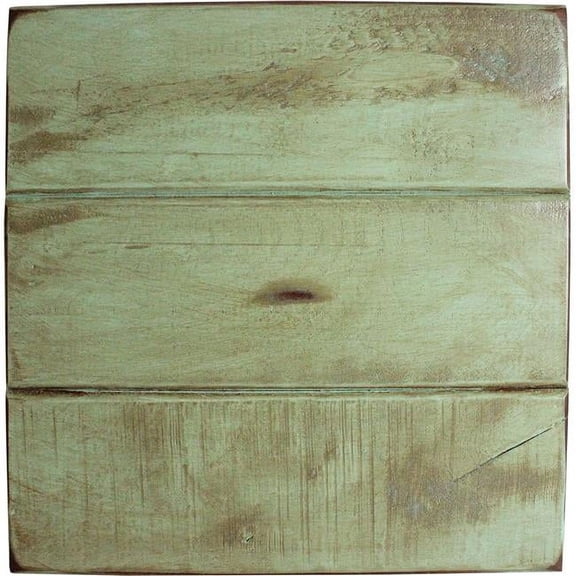Rustic Curve Corner Shutter TV Stand in Rustic Aquamarine